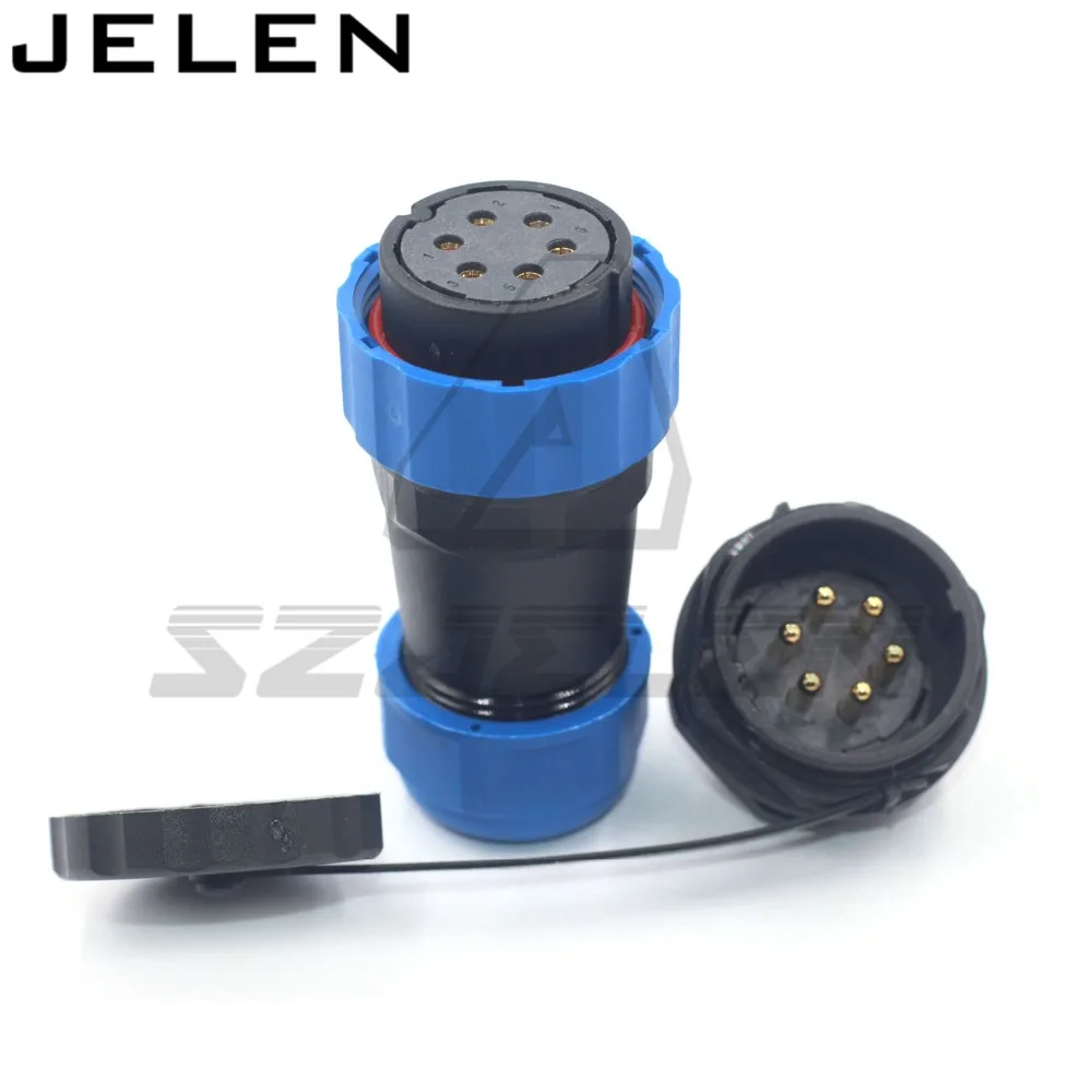 SD28  waterproof connector 2 3 4 5 6 7 9 10 12 14 16 19 22 24 26pin power cable  wire connectors SP28 plug and socket IP68