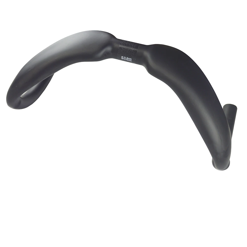 carbon handlebar bent bar track sprinter bar drop bar ud matte finish 31.8 mm 37cm hectic races bars