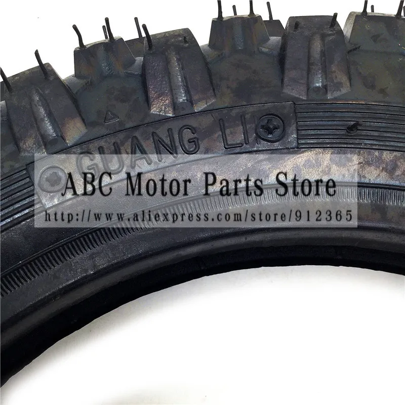 Front Wheel Tire Outer Tyre 2.50 -10 deep teeth 10inch Dirt Pit Bike Off Road Motorcycle Use Guang Li CRF50 Apollo