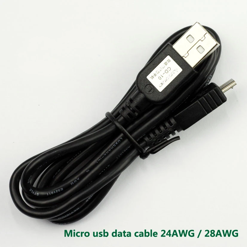 micro USB data cable   24AWG/28AWG double shielded 1 m   wholesale