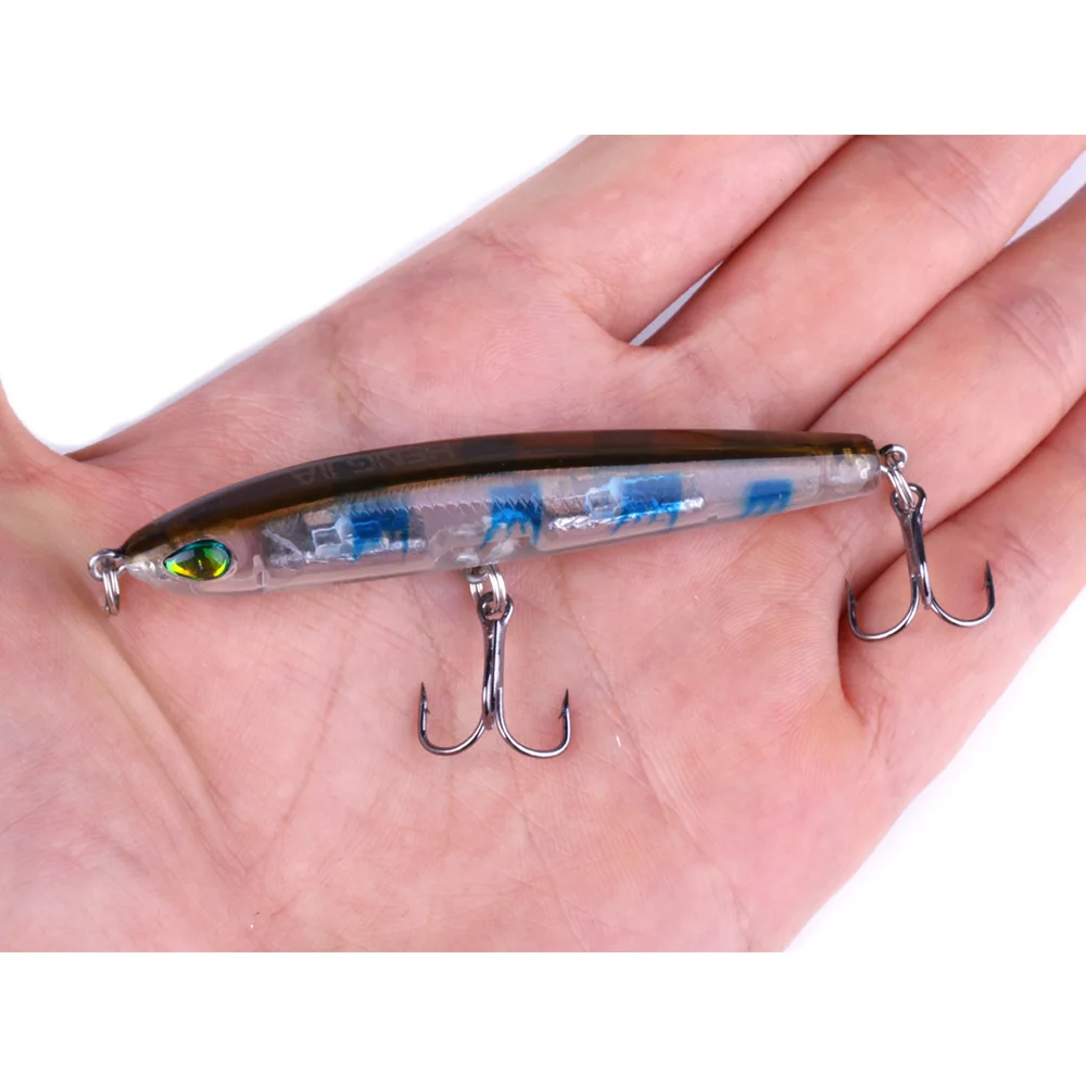 HENGJIA fishing lure Trembling Submerged pencil Minnow fishing Bait 7.5cm 8.7g Hard Artificial Bionic Fishing Tackle