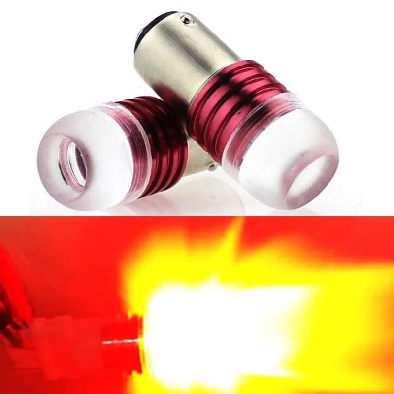 

WTS 50pcs BA15D Super Bright 1157 5630 auto Brake light White red car led Bulbs led signal lamp parking stop bulbs 12v for car