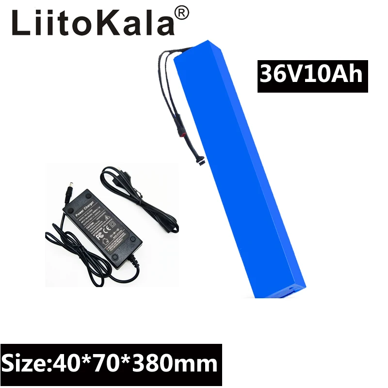 

Liitokala 36V 10AH 500 w High Power and Capacity 42 v 18650 Lithium Battery Electric Motorcycle Bicycle Scooter with BMS