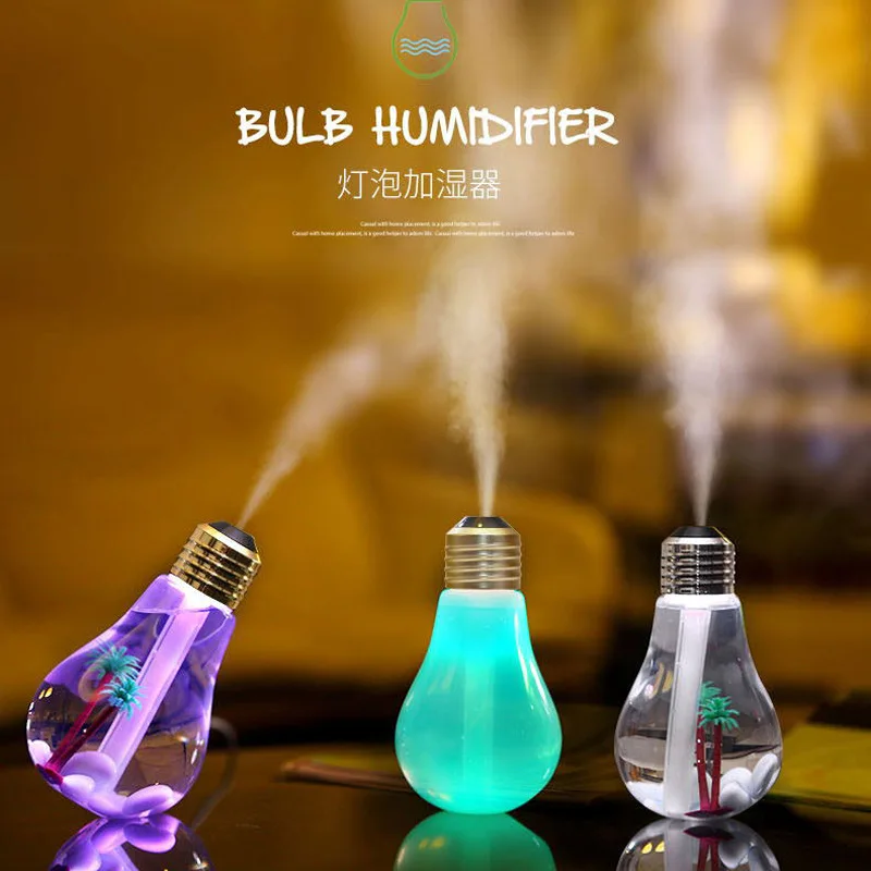 Mini Humidifier DC 5V Home Air Diffuser USB Portable bulb design