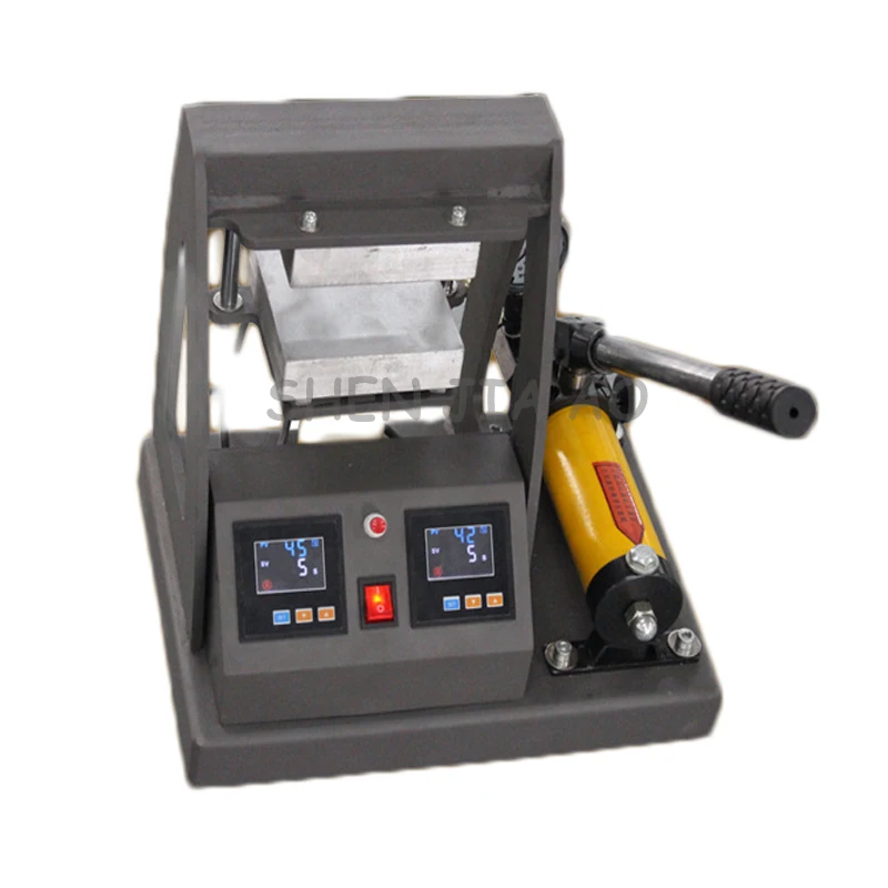 1 PZ MP170-2 Manuale idraulico superiore piastra di riscaldamento e timbratrice 12*12 CM colofonia dual piastre riscaldanti premere macchina 110/220 V