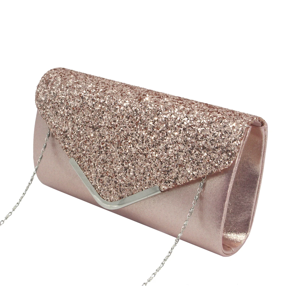 Rhinestone SequinClutch Bag luksusowa torba diamentowa diamentowa torebka damska projektant satynowa luksusowa srebrna kopertówka wesele