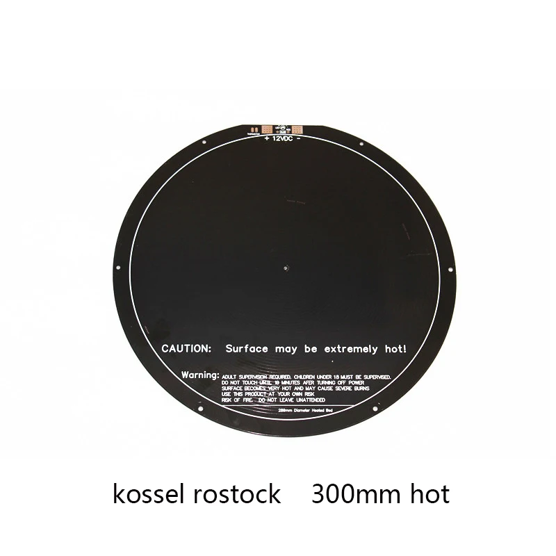 

3D printer accessories round hot bed PCB delta 300mm