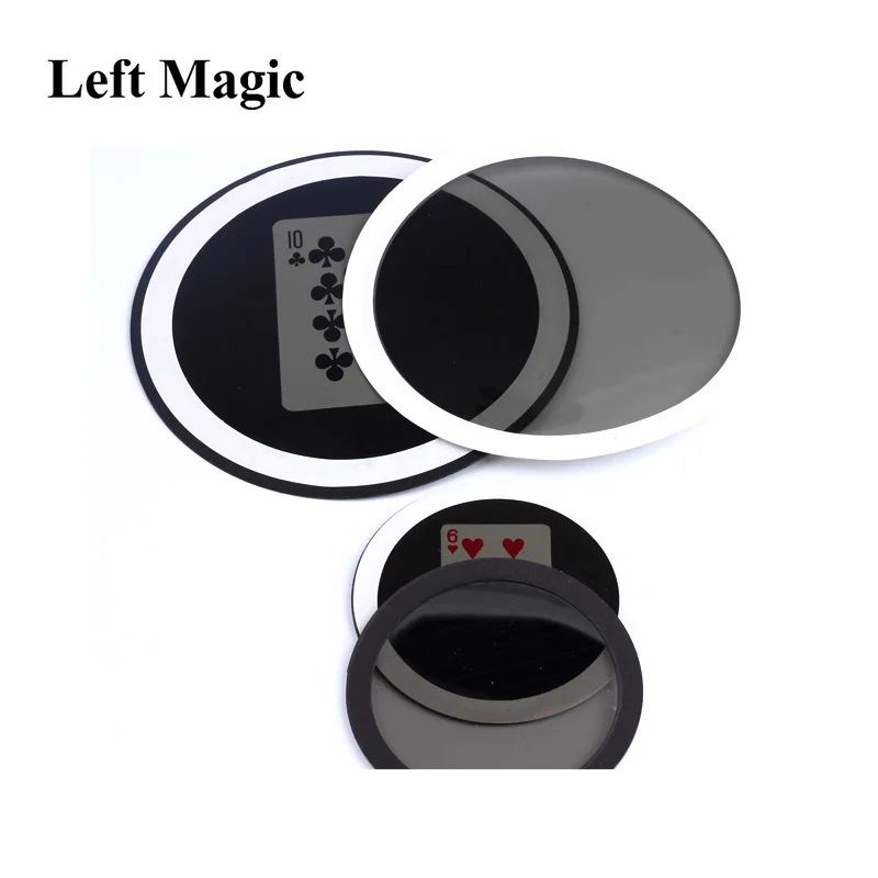 1 set  Mirror Poker Card magia gimmick accessoire magic tricks props funny magie illusion street C2036