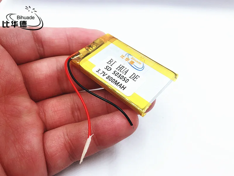 Li-Po 3.7V 800mAh 503050 Lithium Polymer Li-Po  li ion Rechargeable Battery cells For Mp3 MP4 MP5 GPS