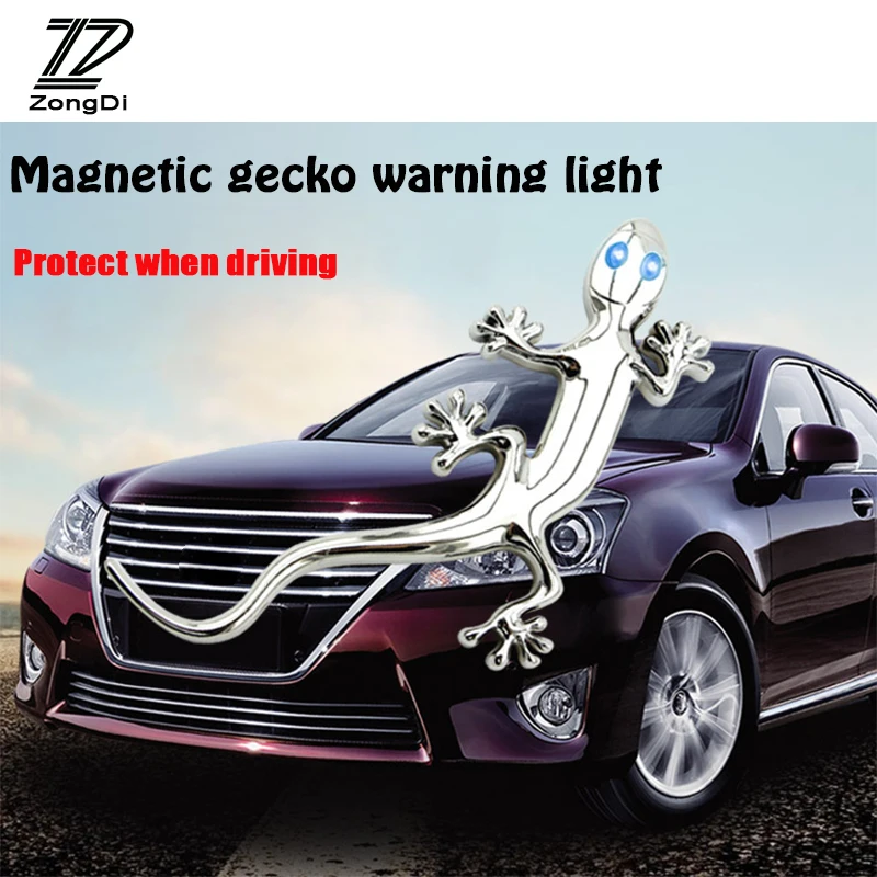 ZD 1X Gecko warning light LDE flashing lamp For Mitsubishi lancer asx Hyundai solaris tucson accent Volvo s60 xc90 Accessories