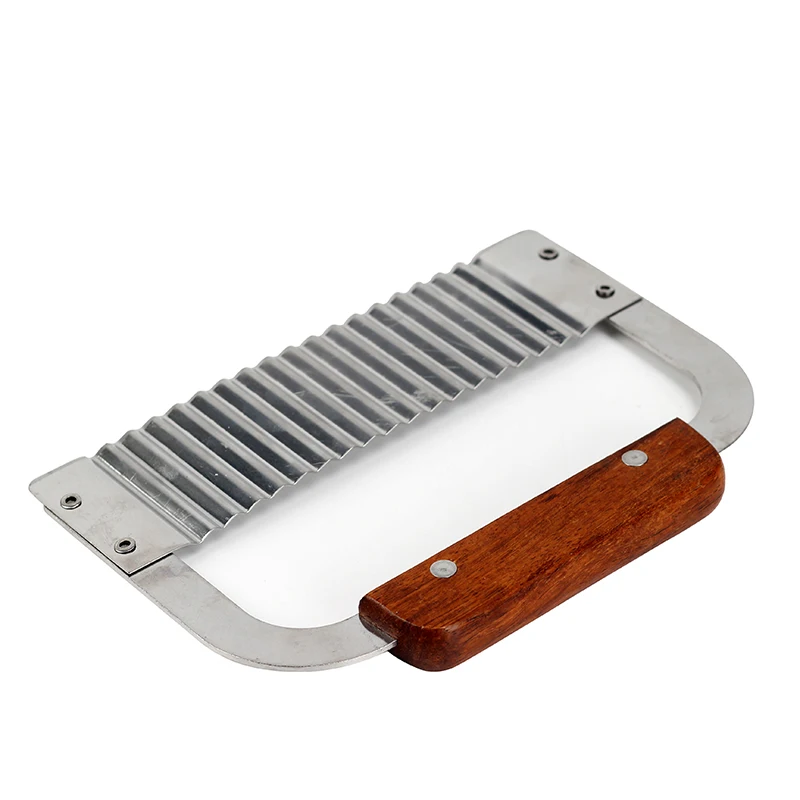 Boowan Nicole Stainless Steel Soap Cutter with Hardwood Handle Handmade Soap Cutting Tool