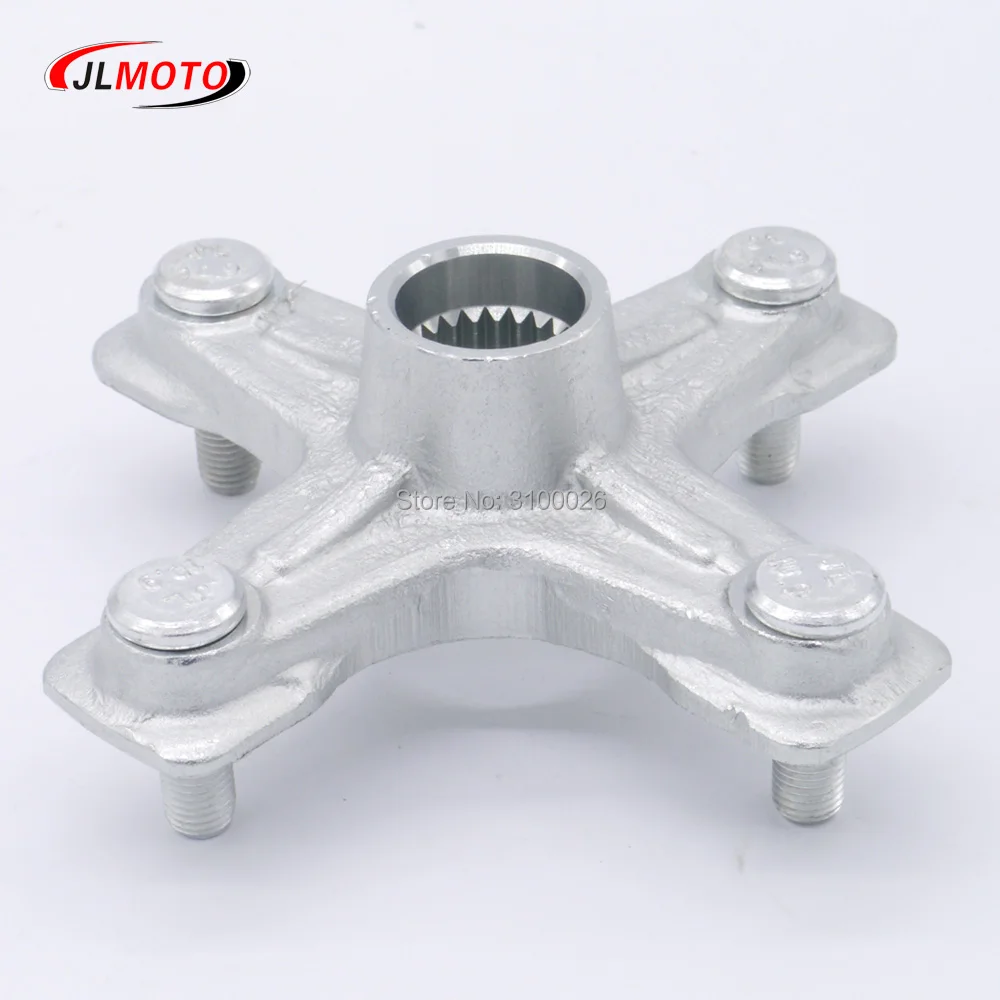 Ступица заднего моста 4 * M10, 115 мм, 24 т, подходит для Motoland 250s YAMAHA RAPTOR ATV YFM 350 450 660 700 Mikilon Rapide 250S 1PE-F53K0-00