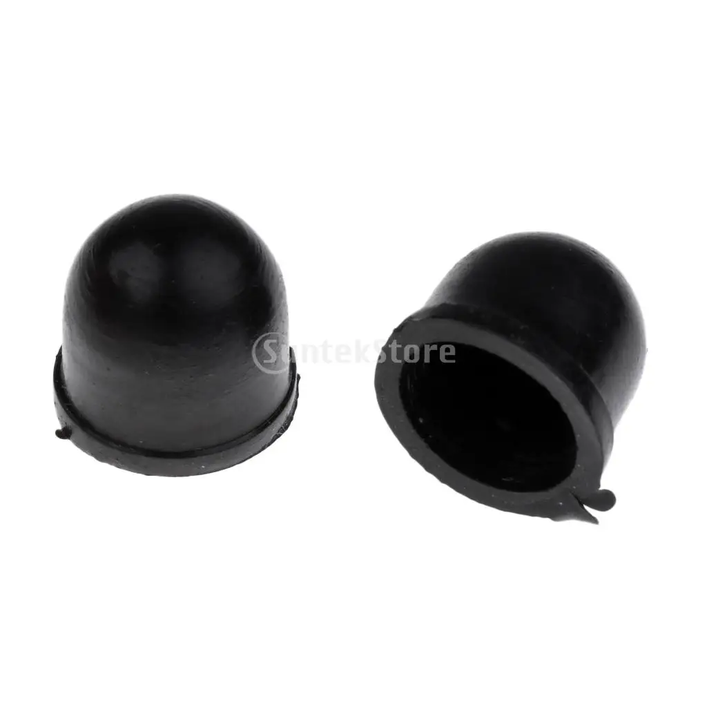 2 Pieces Skateboard Longboard Truck Replacement Pivot Cups 3.25 - Black - 12*10 mm