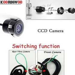 Koorinwoo CCD Car parking Backup Camera / Front Camera Switching Reversing Vehicle Rear view Form Camera Parking Assist Sytem