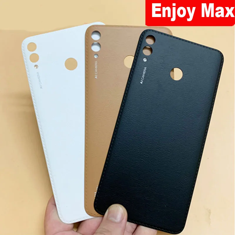 100% Origineel Voor Huawei Genieten Max Batterij Back Rear Cover Deur Behuizing Voor Huawei Genieten Max Reparatie Onderdelen Vervanging Enjoymax