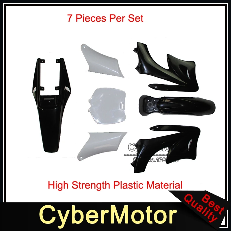 7 Pieces High Strength Plastic Fender Fairing Body Kits For Chinese 2 Stroke 47cc 49cc Apollo Orion Mini Dirt Motor Bike