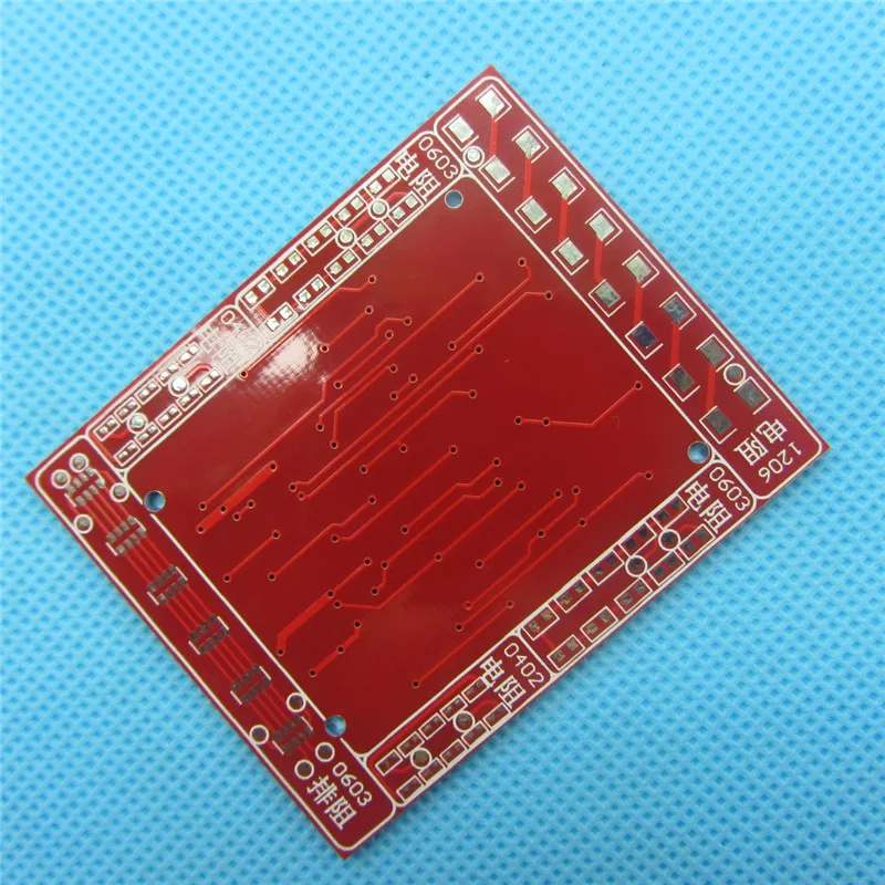 10pcs 2016 New Both Sides SMT SMD Electronic Component Welding Practice Board PCB Soldering DIY Kit Skill Training Mini Version