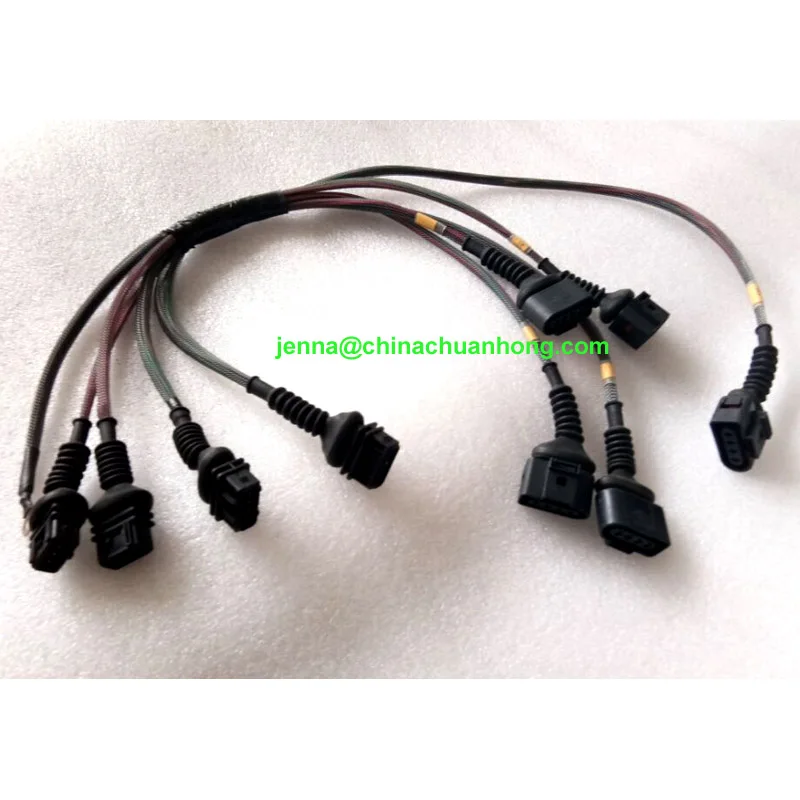 Free Shipping 10 pcs Audi 2.0T FSI Coils Wire harness for C4 URS4/URS6 S2/RS2 I5 20VT AAN ABY ADU Coil Pack Harness