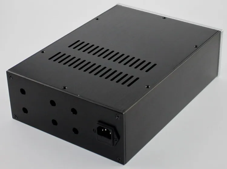 Caixa/caixa/caixa do pré-amplificador do chassi de alumínio WA38 308*218*92mm