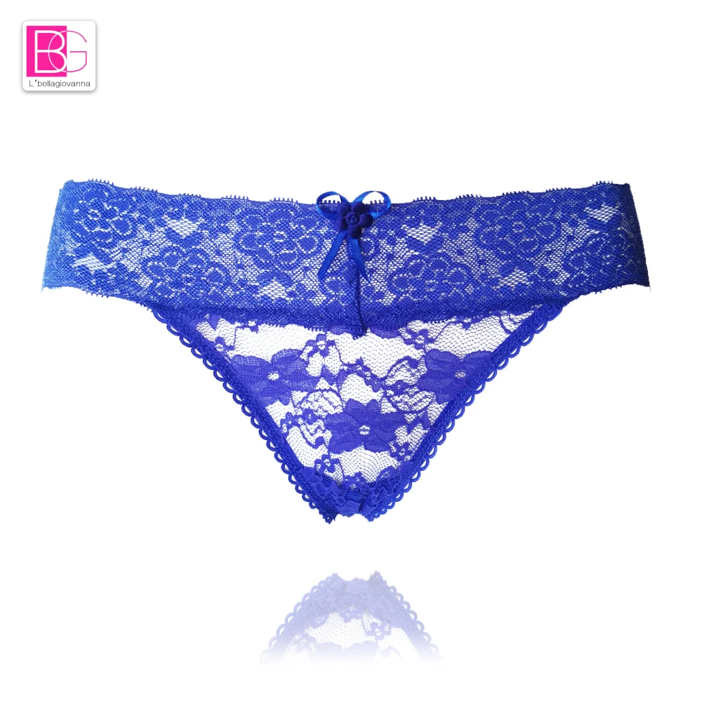 

Women's G-string Thong Transparent Bikini Sexy Panties Underwear girl Cotton Lace Briefs female Intimates 8018