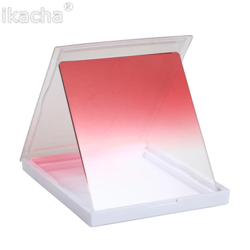 Filtre carré gris gradué pour documents complets, bleu, orange, rouge, rose, melon, filtre de densité al pour série Cokin P D5200, D5300, D5500, nouveau