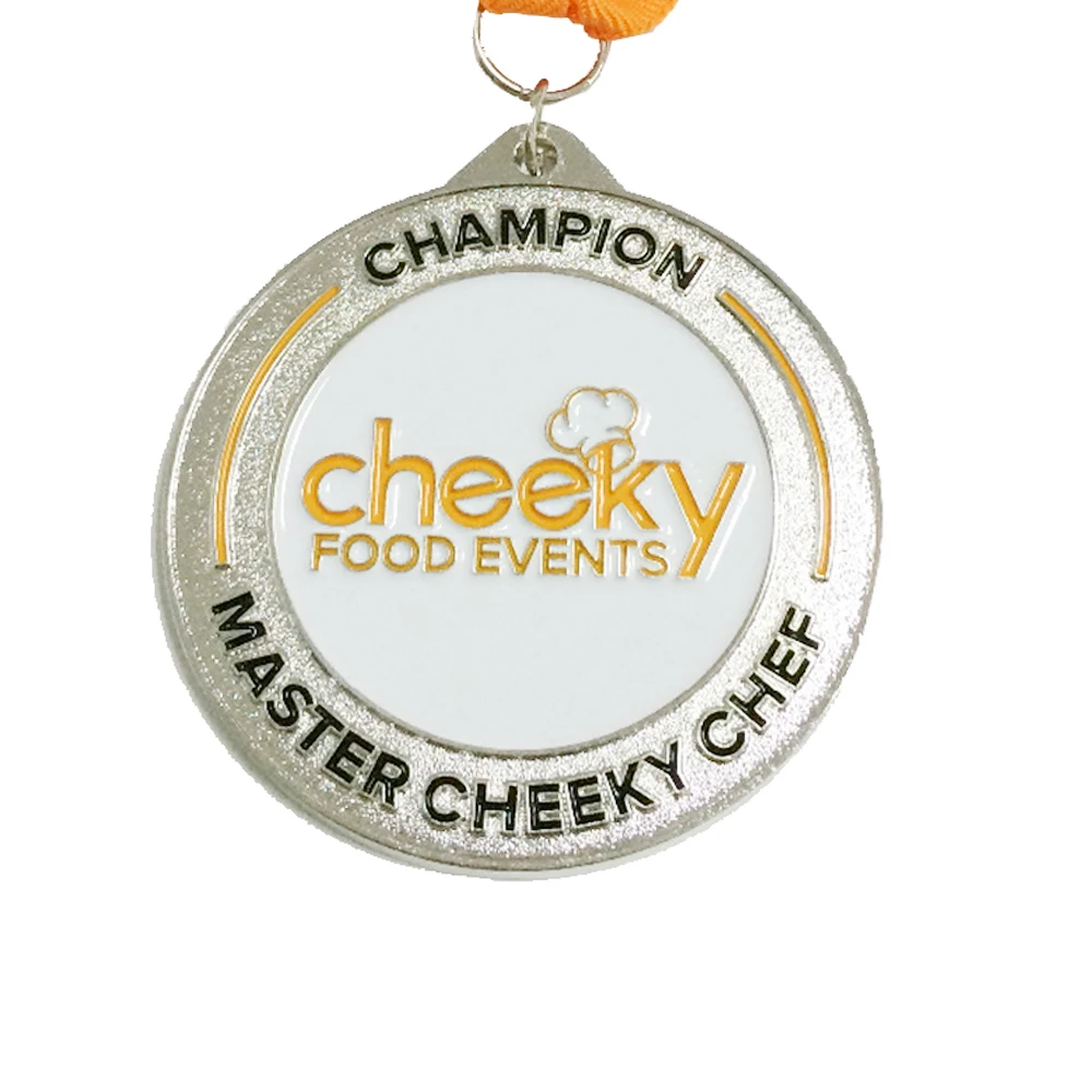 

Customized Medal in 2.75 Inches Diameter Soft Enamel As Award Sport Event Medal