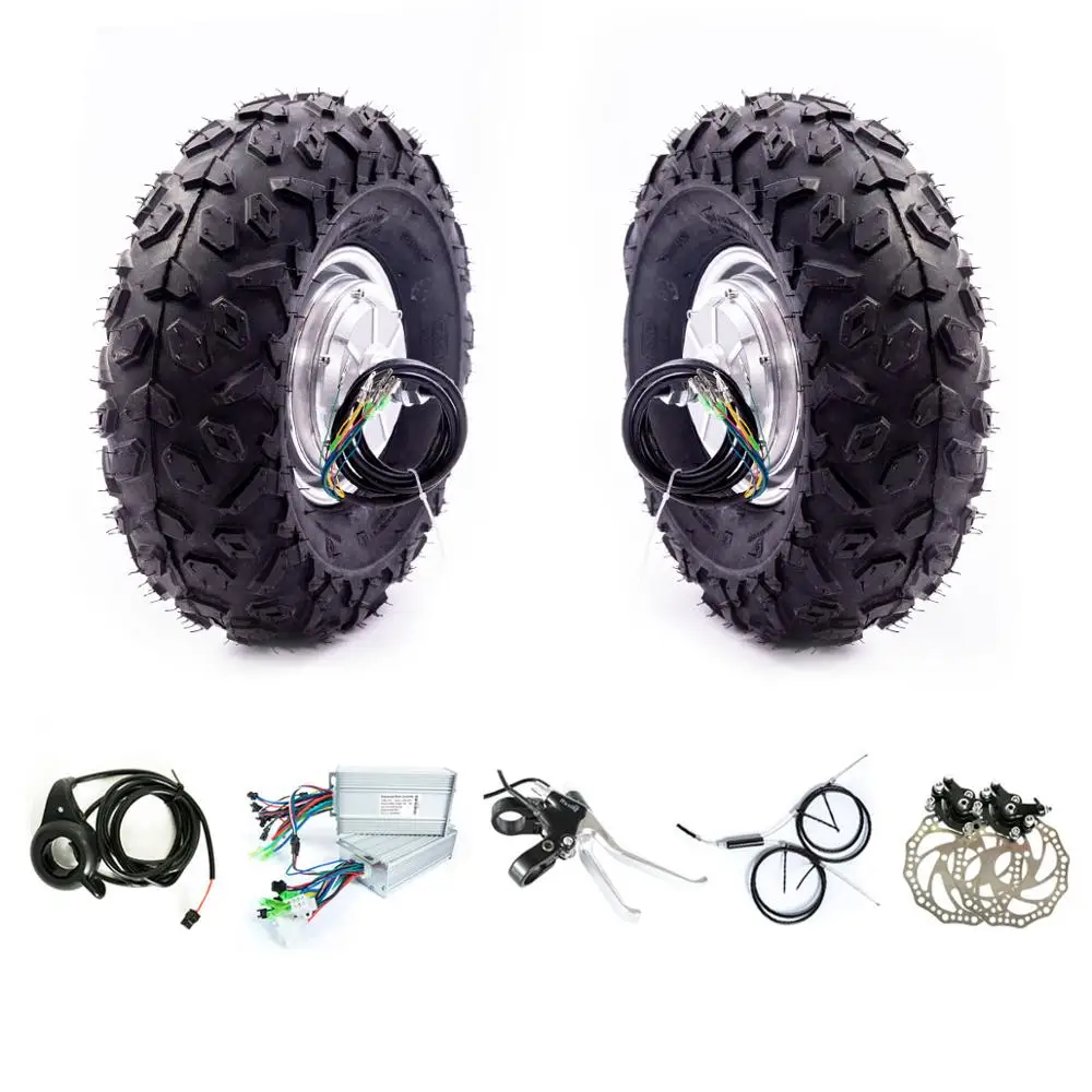 Off-Road Electric Scooter Hub Motor Kit Dual Drive Tyres 14.5inch 24V 36V 48V 1000W 8000W 500W 350W