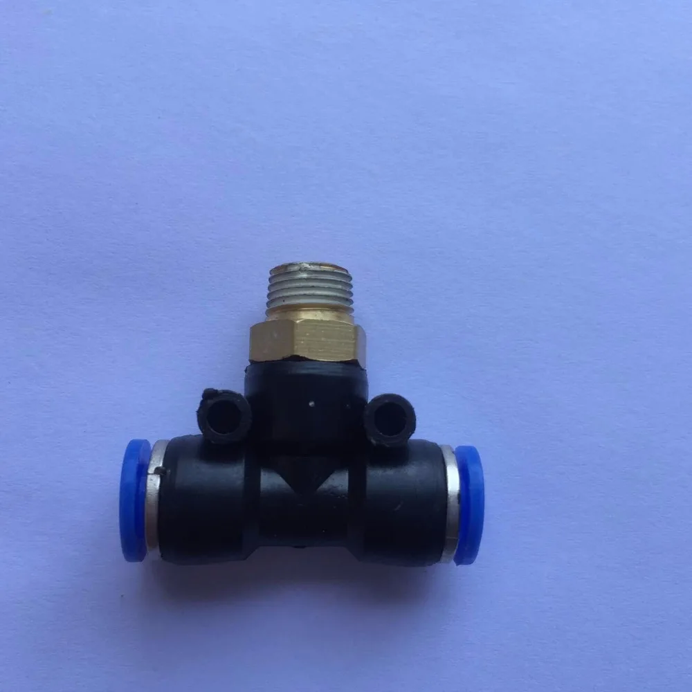 5Pcs 4 PB4-M5/PB4-01/PB4-02 fitting,T-shaped three-way thread ,Pneumatic component,pneumatic quick connector