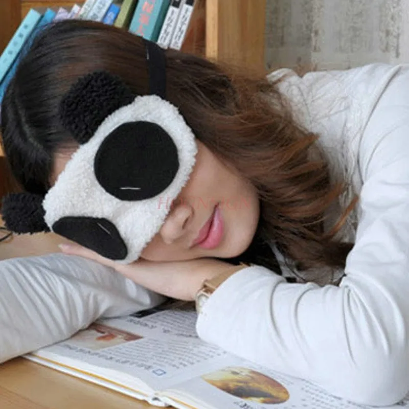 Cute cartoon panda sleep sunshade goggles Anshen sleep men and women eyes mask to eliminate eyes fatigue sleeping goggles eyes