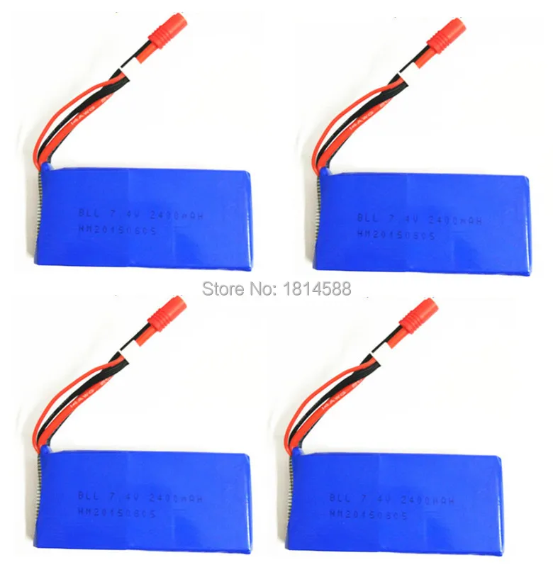 Syma X8 X8A X8C X8C-1 X8W X8G 7.4v 2400mAh spare parts LiPo battery + 7.4V Multi-Charger