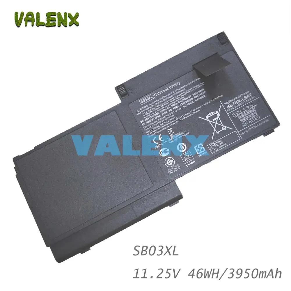 

New Laptop Battery E7U25AA HSTNN-IB4T HSTNN-l13C HSTNN-LB4T SB03046XL SB03XL For HP EliteBook 720 G1 G2 725 820 SB03