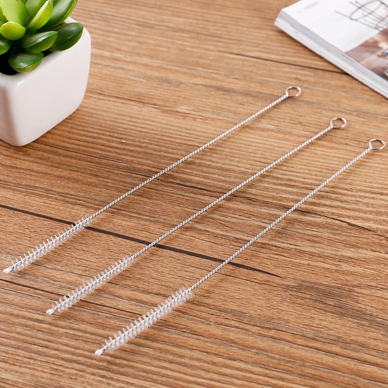 100pcs 175mm Drinking Straws Brushes Pipes Brush Cleaning Brush for Glass Straws Cleaner Barware