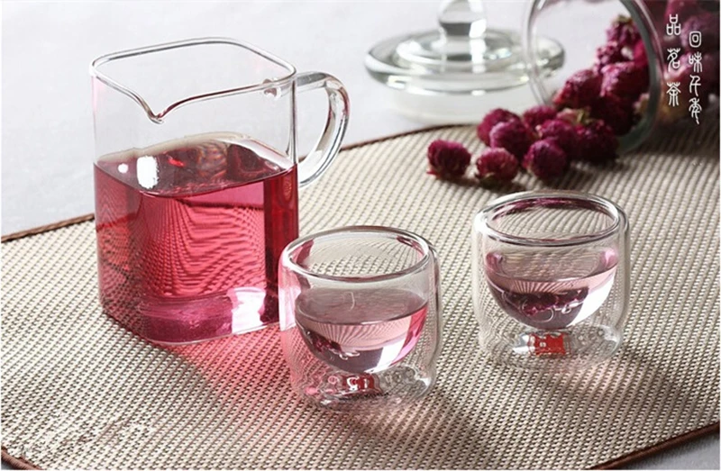 Handmade Heat-Resisting Glass teapot mug 250ml,Cha hai Gongdao Teacup Fair mug,kung fu tea cups teaset gongdao bei tea cup