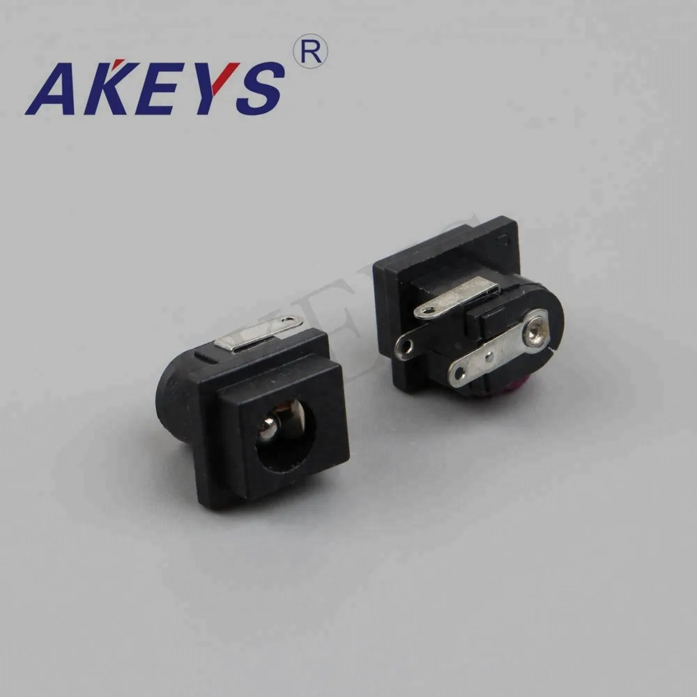 DC-063 3pins Outer diameter  DC Power Jack Socket Female Panel Mount Connector