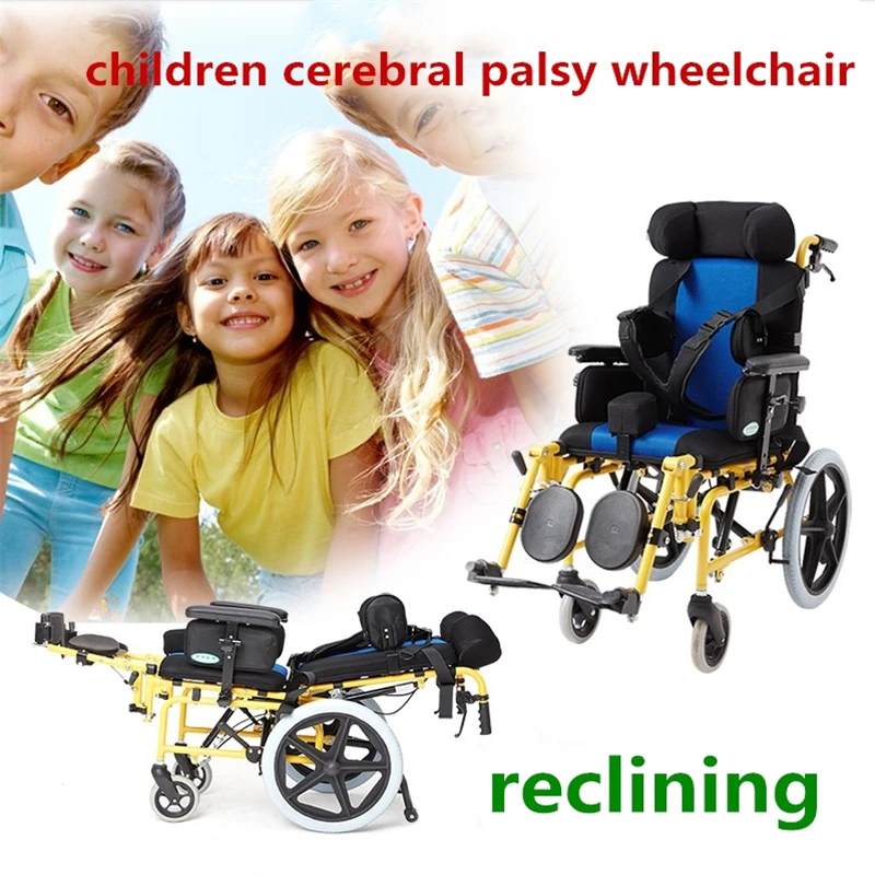 

Cheapest Health Care Children Cerebral Palsy Adjustable Height Pediatric Handicapped Reclining Manual wheelchair