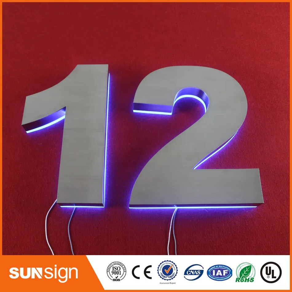 H 30cm sinal de led personalizado atacado salão de beleza sinais de led