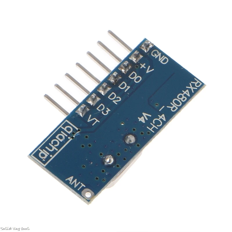 433 MHz RF Code Learning Receiver Module 1527 Wireless 4 Output Channel For Remote Control 4XFD