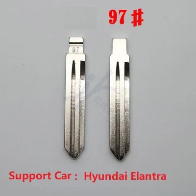 Ban Đầu Thay Thế Chìa Khóa Gập Lưỡi Dao Cho Xe Hyundai Elantra Chìa Khóa Xe Ô Tô Phôi Thay Thế Chìa Khóa Đầu Từ Xa Chìa Khóa Lưỡi Dao NO.97(10 Chiếc)