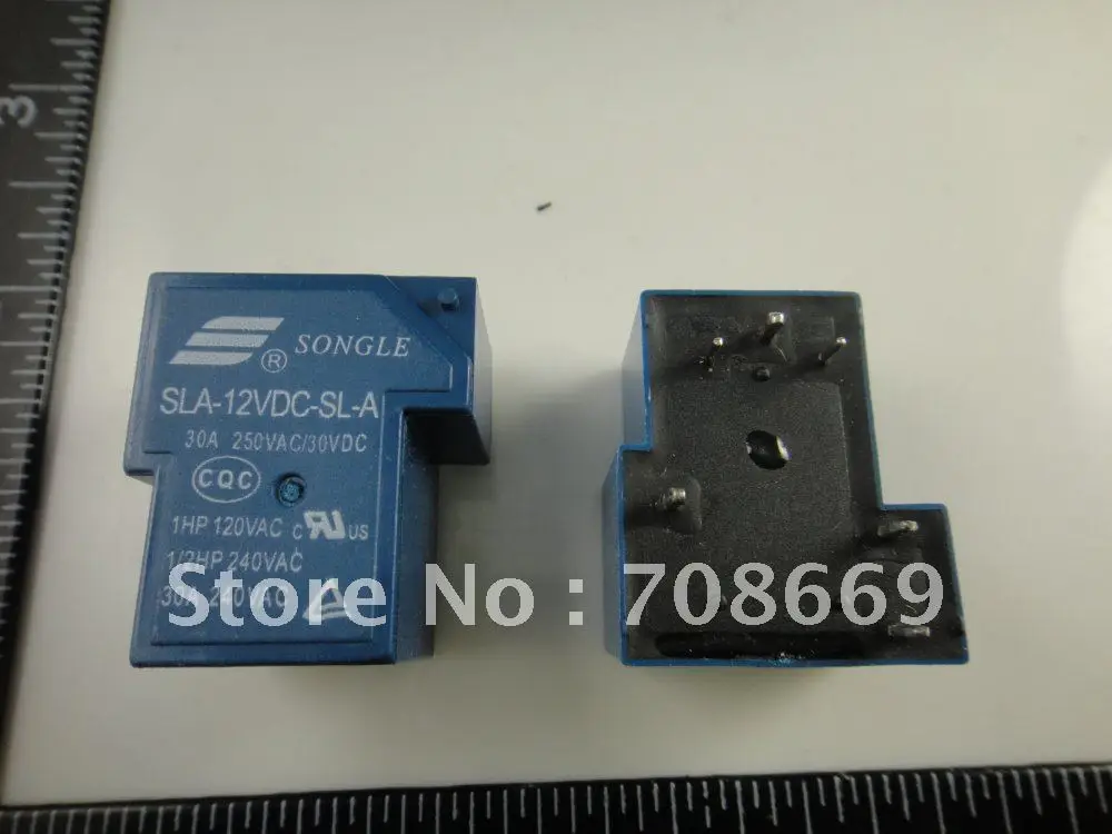 10pcs Power Relays SLA-05VDC-SL-A SLA-12VDC-SL-A SLA-24VDC-SL-A 5PIN  30A T90 Wholesale Price