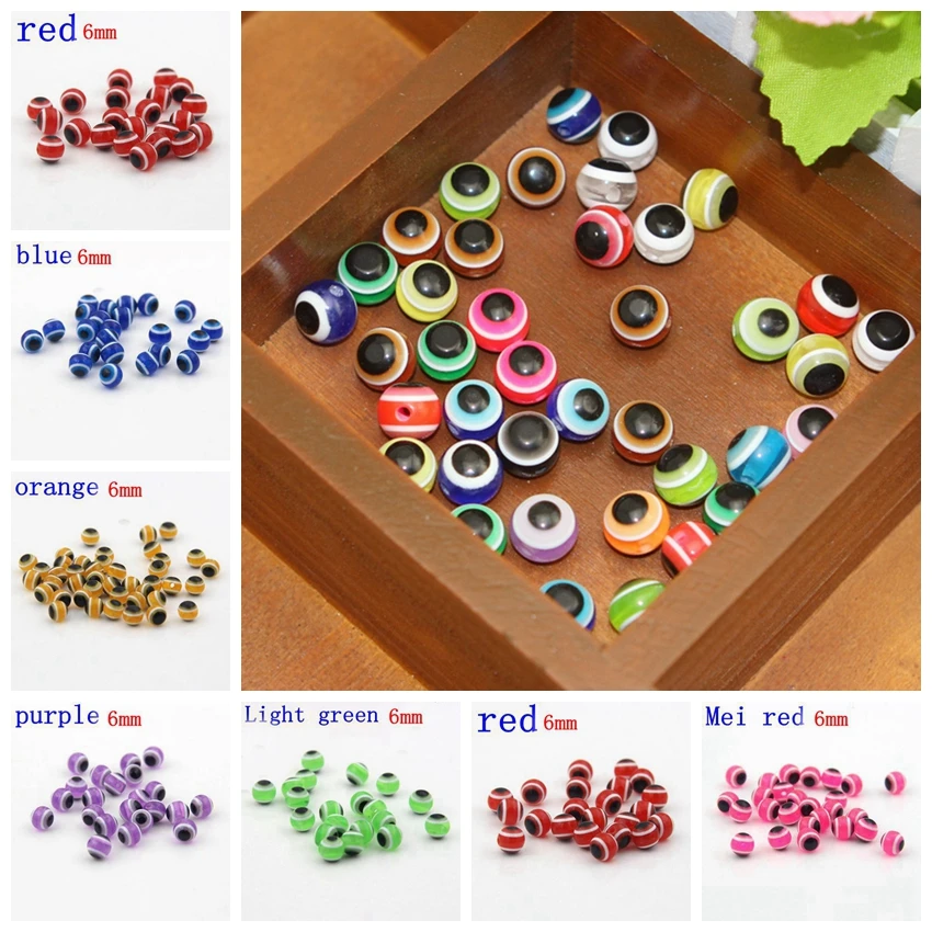 50pcs 6mm (1/4 