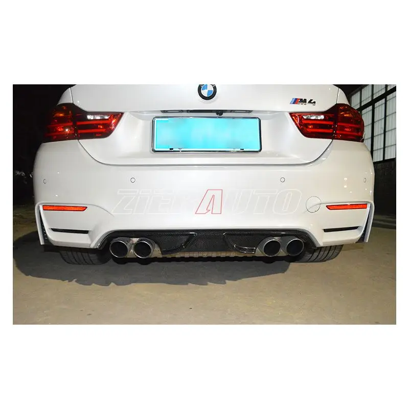 Bmw용 리어 디퓨저, M3 F80 M4 F82/F83 AK 스타일 탄소 섬유 범퍼 립