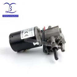 30rpm 50rpm 100rpm GW6280 DC 24v high torque worm gear reducer motor Min Worm Gear Motor wiper barbecue grill motor turn right