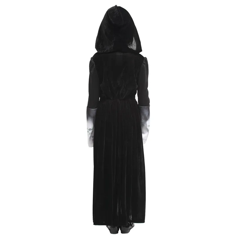 M-XL Kids Kinderen Demon Ghost Cosplay Meisjes Halloween Skelet Enge Kostuums Carnaval Purim Toneelstuk Maskerade Feestjurk