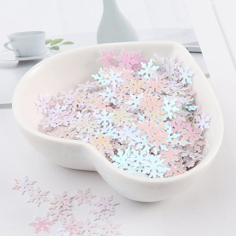 10g/Pack 10mm Snow Flowers Multi Colors Six Sequin&Paillette Sewing Craft /Embellishment Findings DIY Garment Accessories