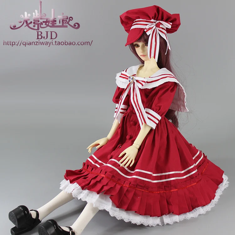 1/6 1/4 1/3 scale BJD clothing accessories dress+hat suit for BJD/SD doll,Not included doll,shoes,wig,and other accessories 1568