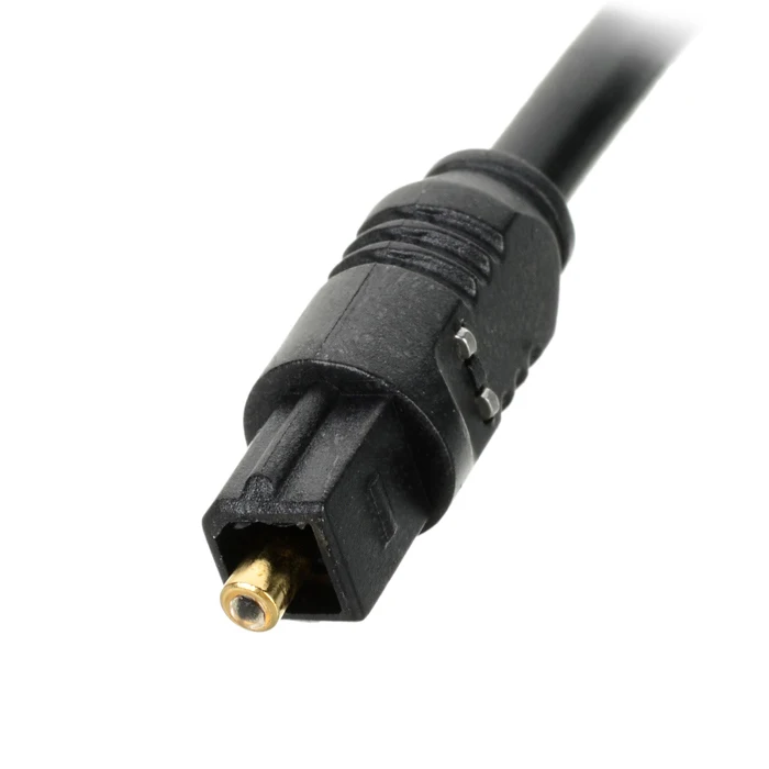 Toshiba-Cable óptico Digital Toslink a 3,5mm, adaptador de conector dorado de 1m, 1,5 m, 1,8 m, 2m, 3m, 3 pies, 5 pies, 6 pies, 7 pies, 10 pies