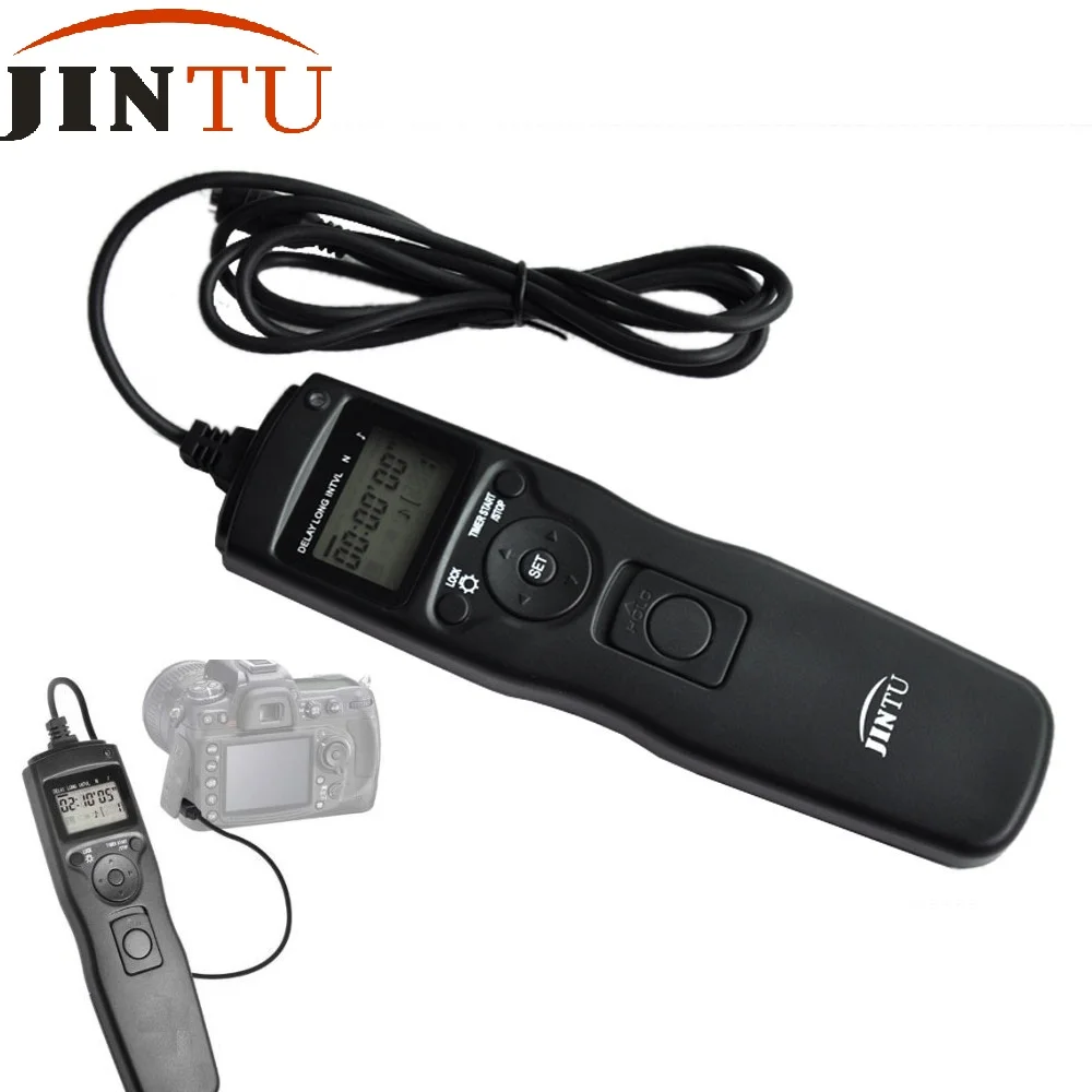 JINTU Timer Shutter Release Time Lapse Intervalometer Remote Cord C3 for Canon Camera 7D Mark II 6D 5D II III 50D 40D 5D IV