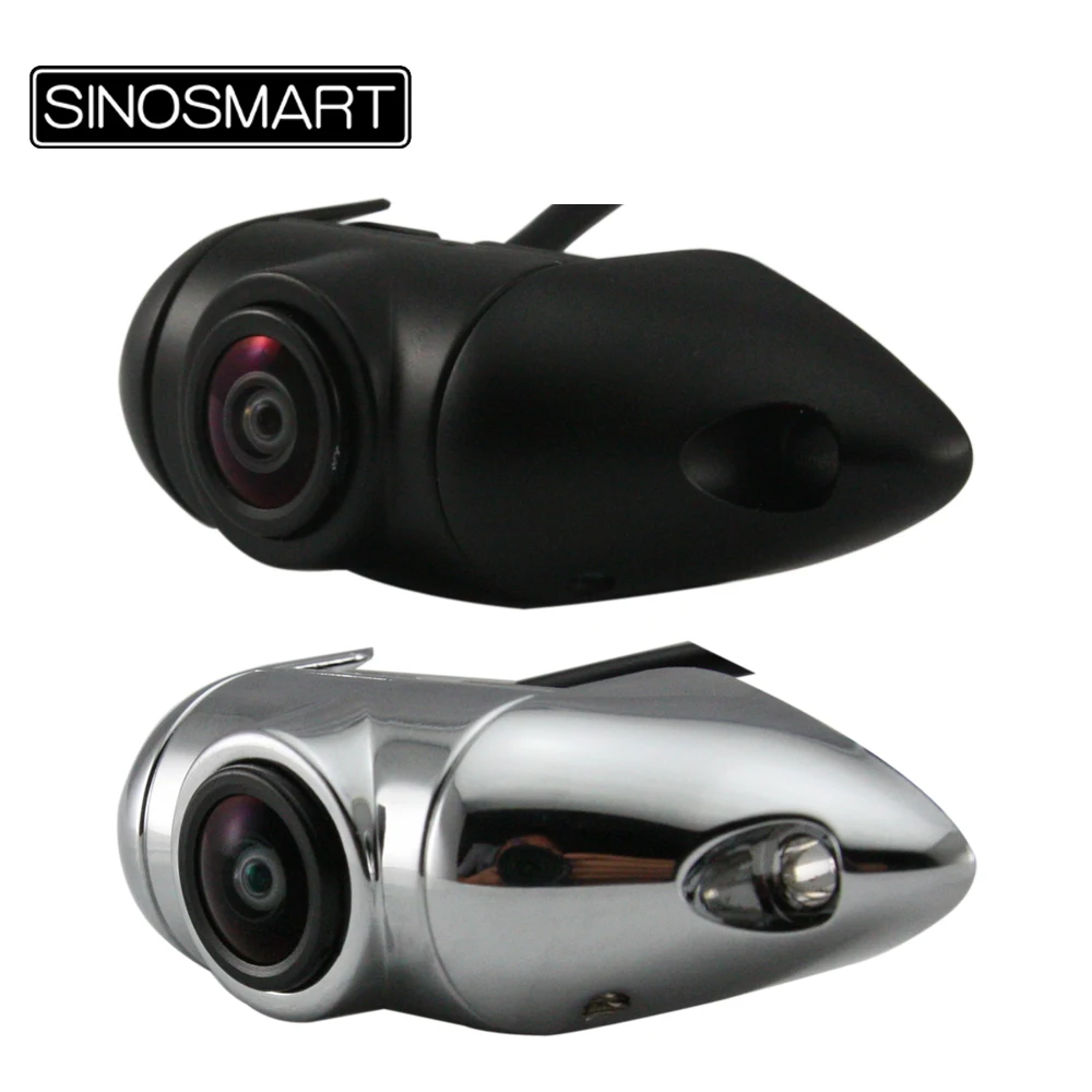 

SINOSMART In Stock HD Universal Super Wide View Front/Rear View Parking Camera with Special Long Shape Continuous Working