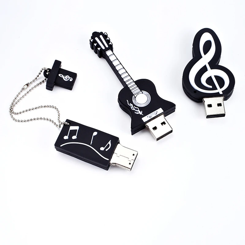 Hot Music instrument Usb flash drive cheap pen drive 4gb 8gb 16gb USB Stick memory 128GB 32gb 64gb Pendrive U Disk creative Gift