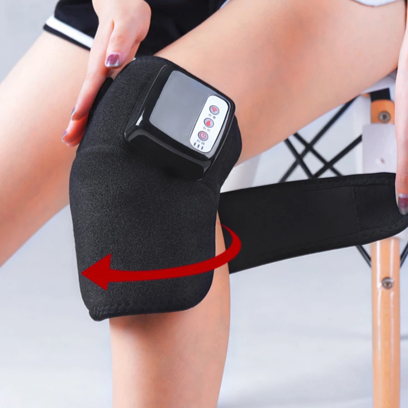 Electric Heating Knee Joint Physiotherapy Massage Arthritis Pain Therapy Device Electric Knee Magnetic Vibration Heat Massager